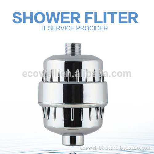Replaceable Universal Chlorine Remove 3 Stage KDF Carbon Shower Filter Cartridge/ shower water purifer
